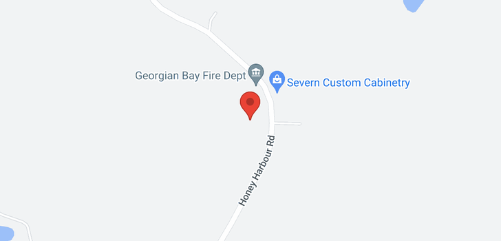 map of 1363 HONEY HARBOUR RD Road
